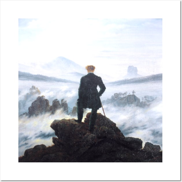 Wanderer above the Sea of Fog Wall Art by Copeman Designs